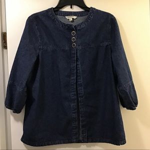 Denim cape Jacket